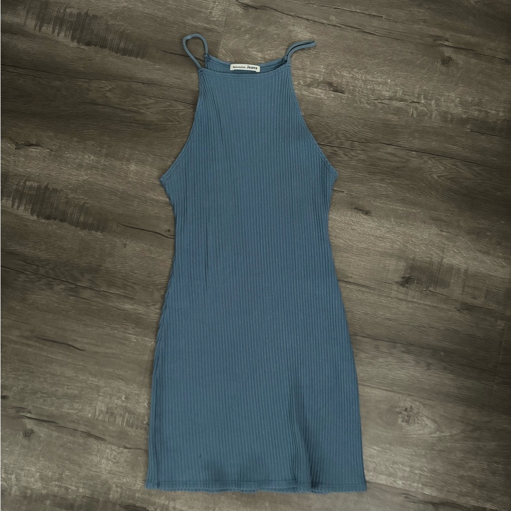 Reformation Ribbed Knit Dress